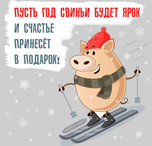 Прикольная открытка Новый 2019 год на ru-prikol.ru